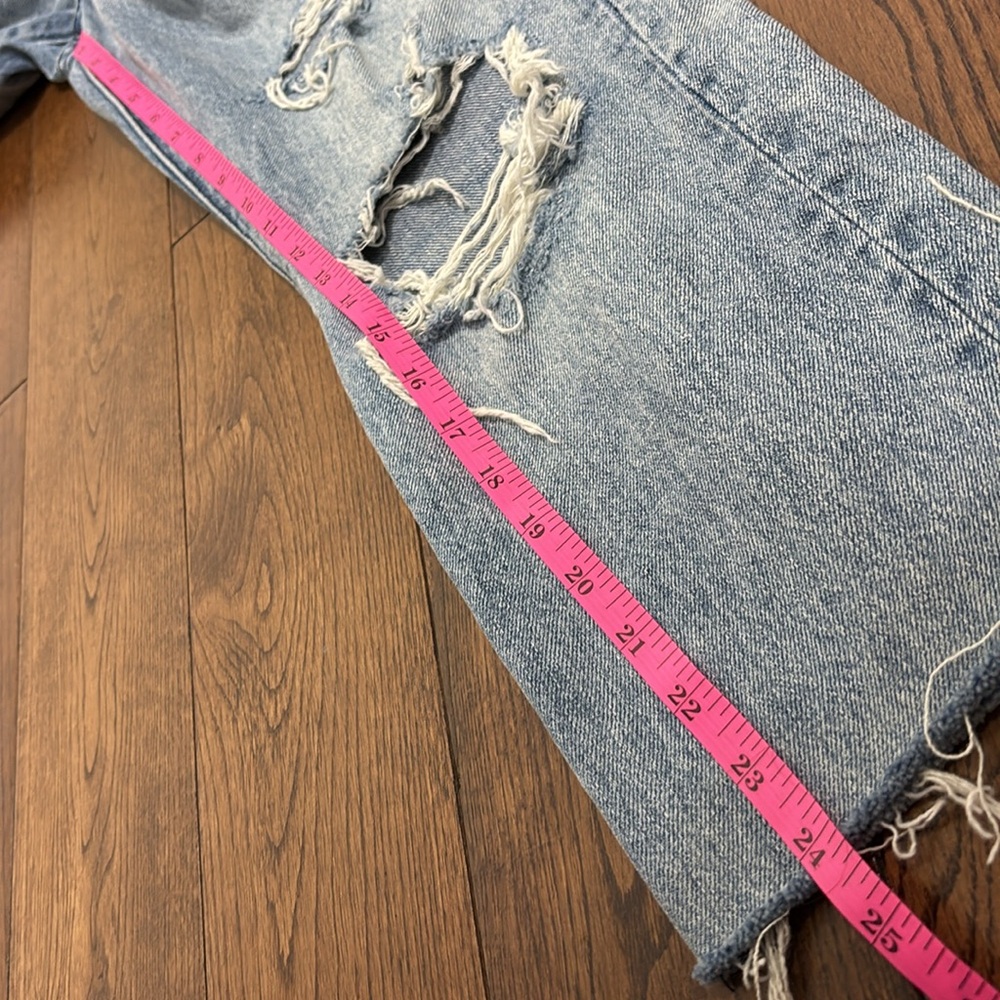 PRPS JEANS Le Sabre distressed cropped jeans men’s size 32  / unisex 100% Cotton - Picture 5 of 16